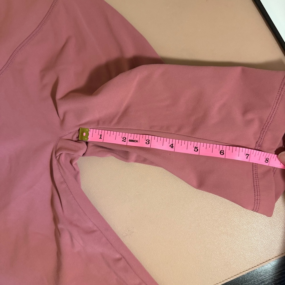 Sacred Activewear Pink Scrunch Biker Shorts Set Size M Workout Gym Set Athletic - Picture 14 of 14